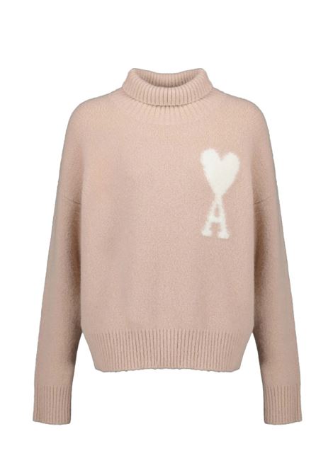 Maglione ami de coeur in beige Ami Paris - unisex